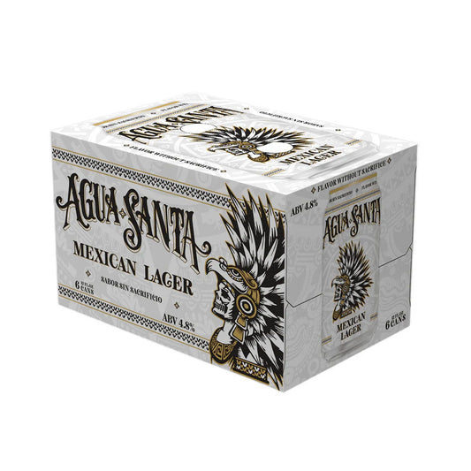 Agua Santa Mexican Lager 12oz - 6-Pack