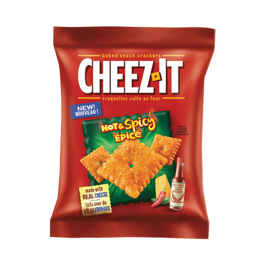 CHEEZ-IT HOT & SPICY CRACKERS 3.75 oz
