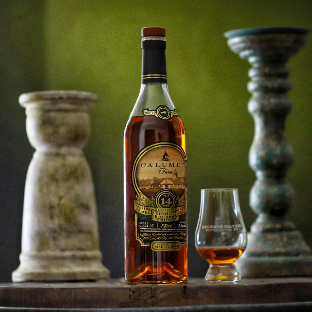Calumet Farm 14 Year Old Single Rack Black Bourbon Whiskey 750ml