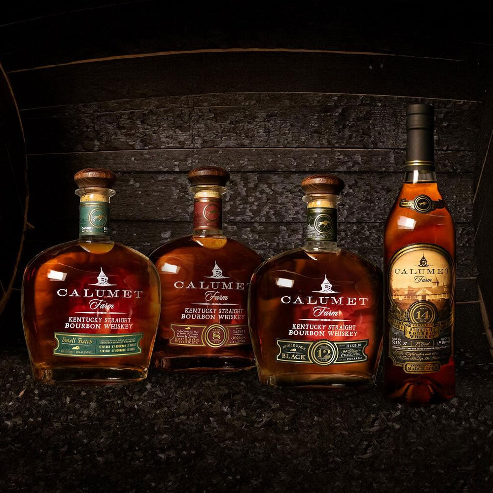 Calumet Farm 12 Year Old Single Rack Black Bourbon Whiskey 750ml
