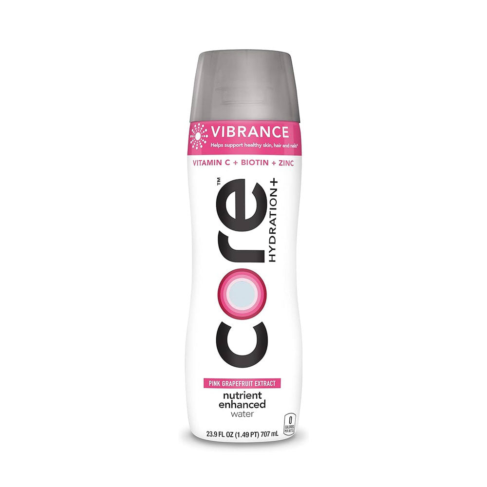Core Hydration Immunity Pink Grapefruit Extract Nutrient Enhanced Water 23.9oz