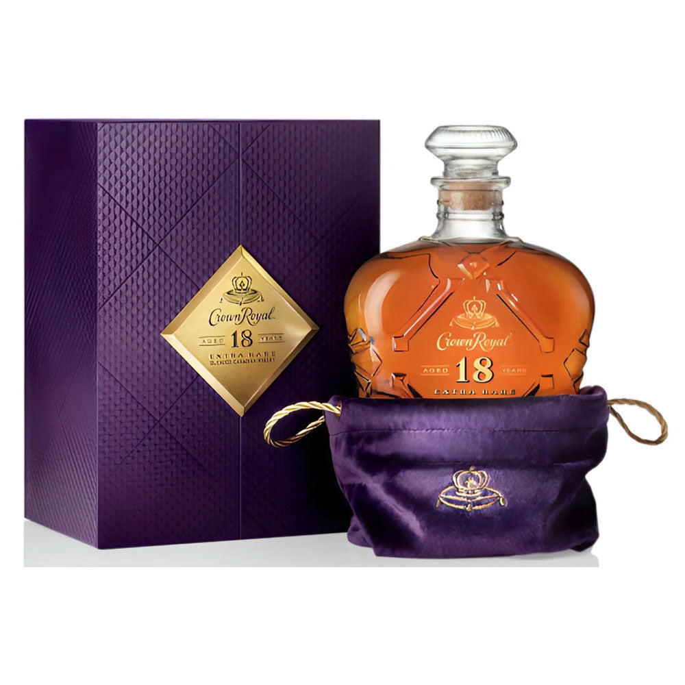 Whisky canadiense extra raro Crown Royal 18 años - 750 ml