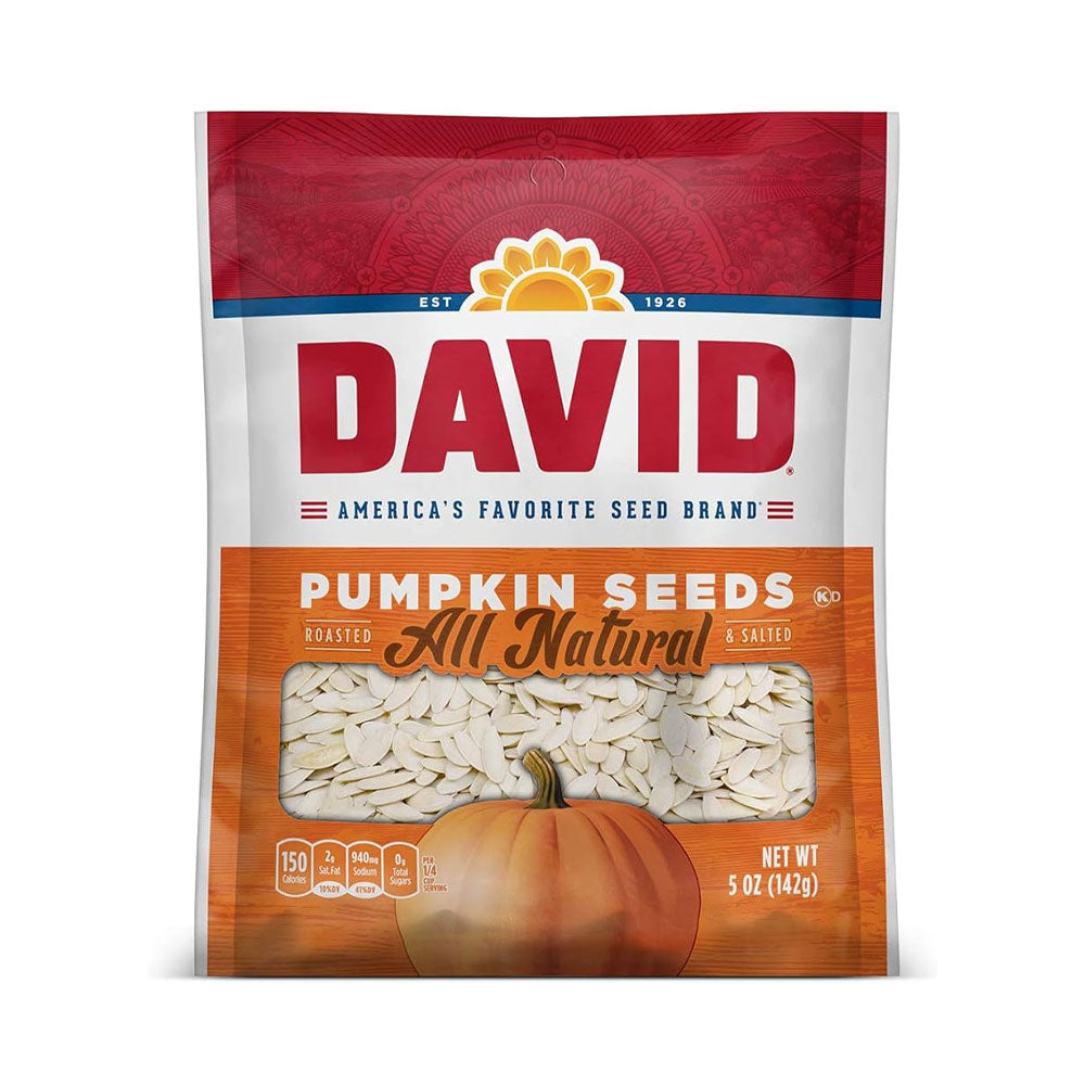 David Roasted and Salted Pumpkin Seeds 5 oz