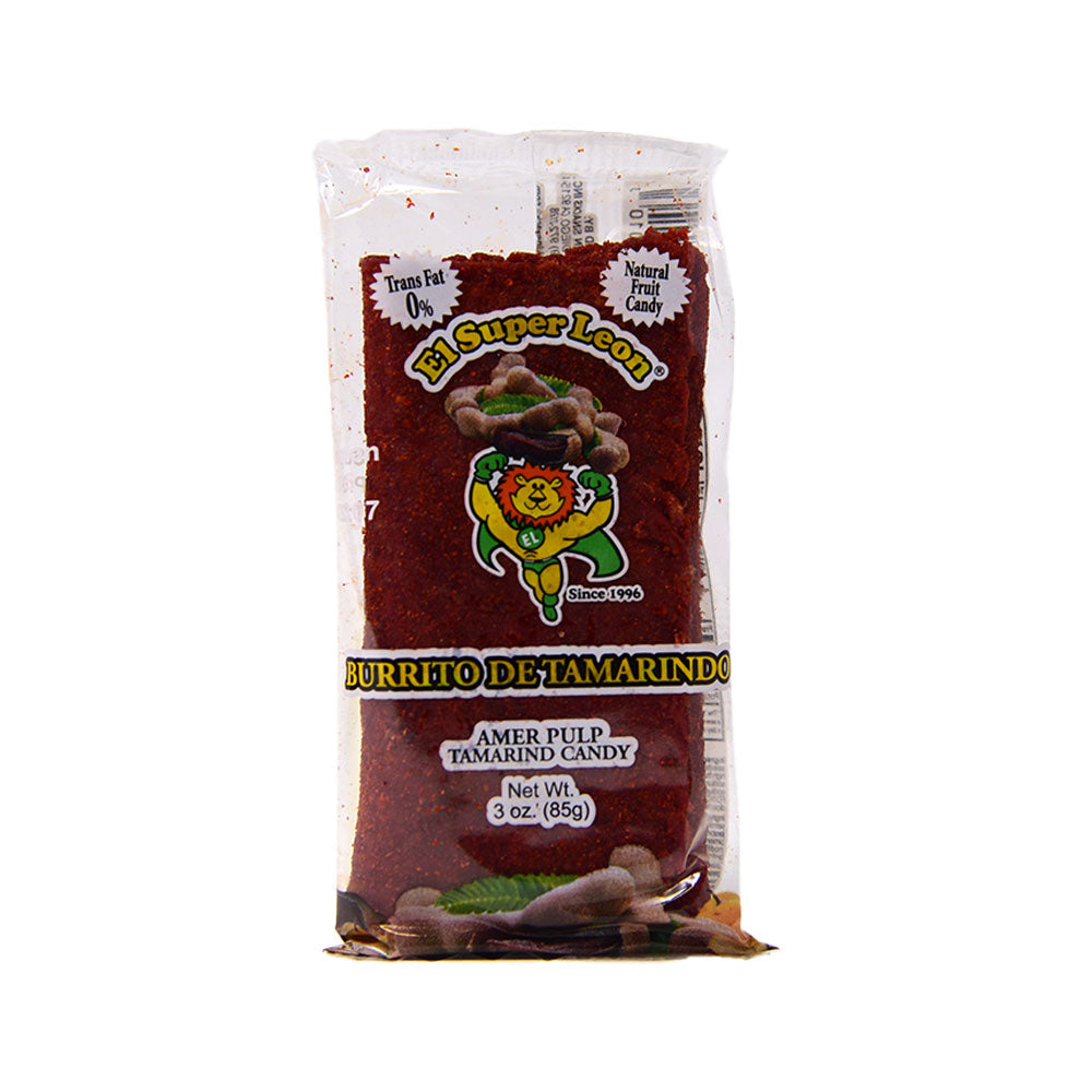 El Super Leon Burrito De Tamarindo Candy 3.5oz