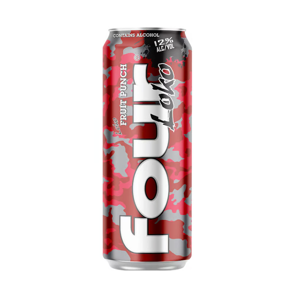 Lata de ponche de frutas Four Loko Malt Beverage (23,5 oz)