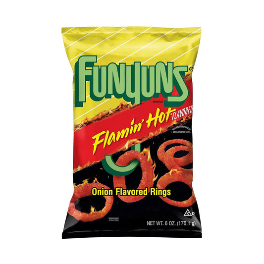Funyuns Flamin Hot Onion Flavored Rings 6 oz