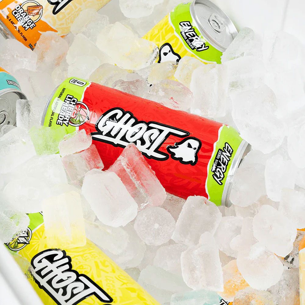 Bebida energética sin azúcar Ghost, cítrica, 16 oz