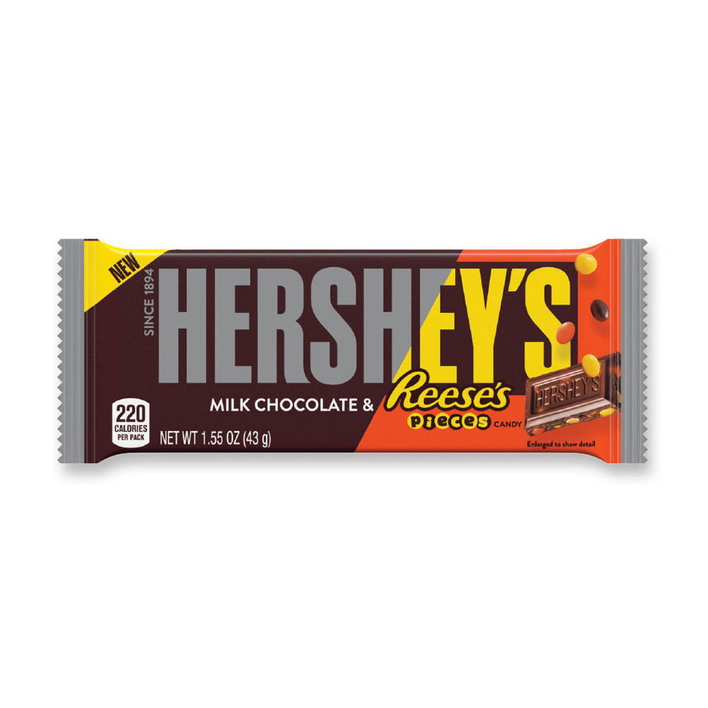 HERSHEY'S Milk Chocolate with REESE'S Pieces King Size Bar - 2.55 oz
