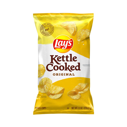 Lay's Kettle Cooked Original Potato Chips 8 oz