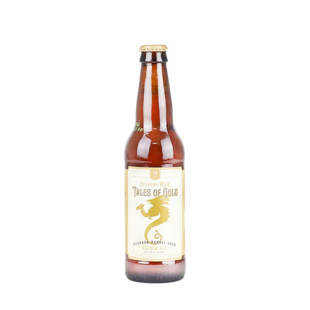 Cerveza New Holland Dragon's Milk Tales of Gold Golden Ale, botella individual de 12 oz