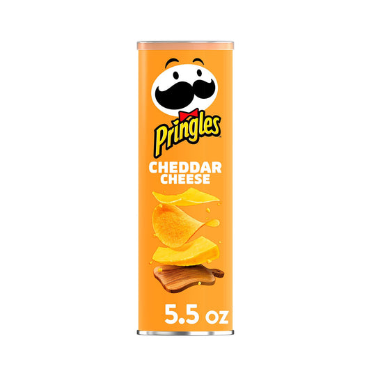 Pringles Cheddar Cheese Potato Crisps Chips 5.5 oz