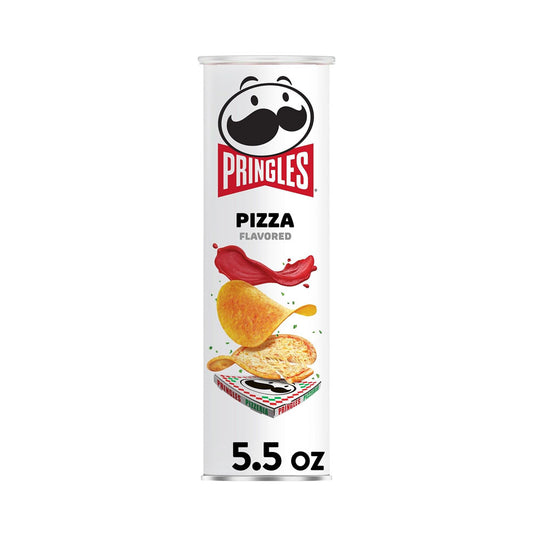 Pringles Pizza Flavored Potato Crisps Chips 5.5 oz