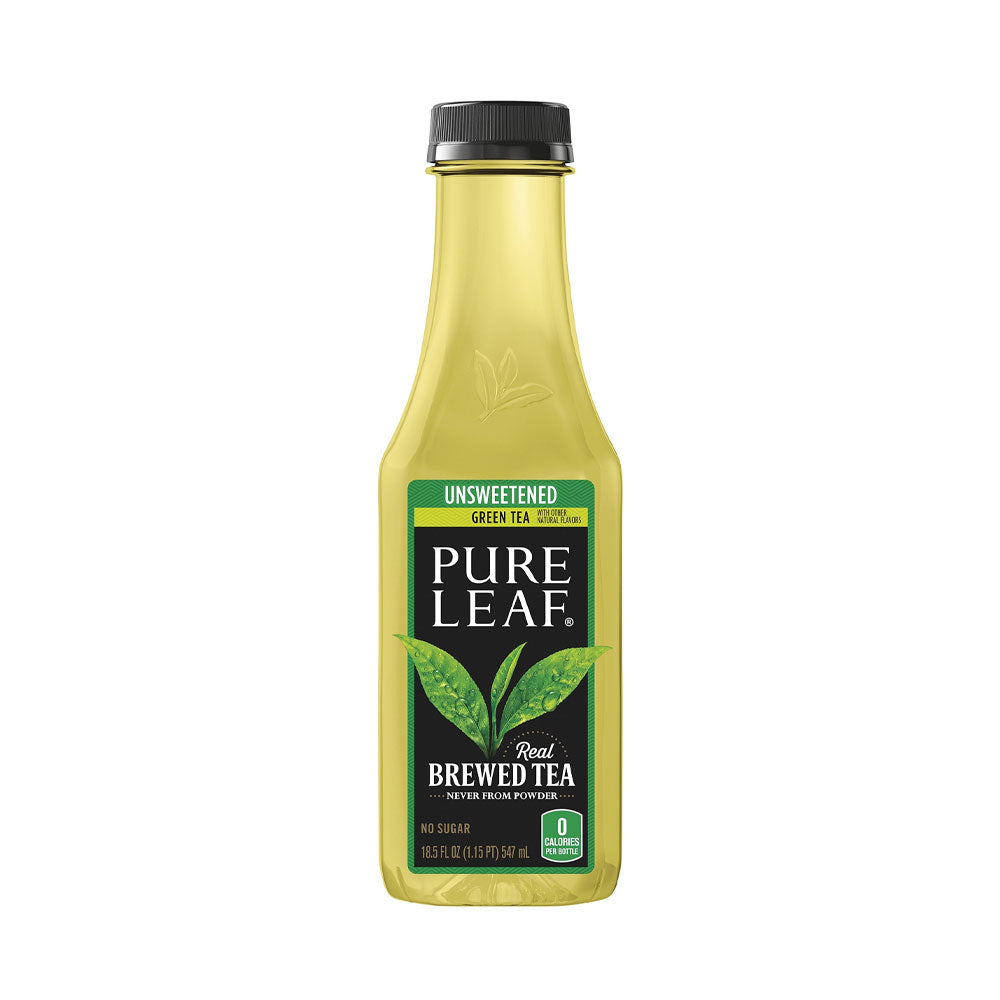Pure Leaf Iced Tea, Unsweetened Green Tea 18.5oz