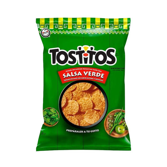 Sabritas Tostitos Salsa Verde Mexican Large Chips 6.1 oz