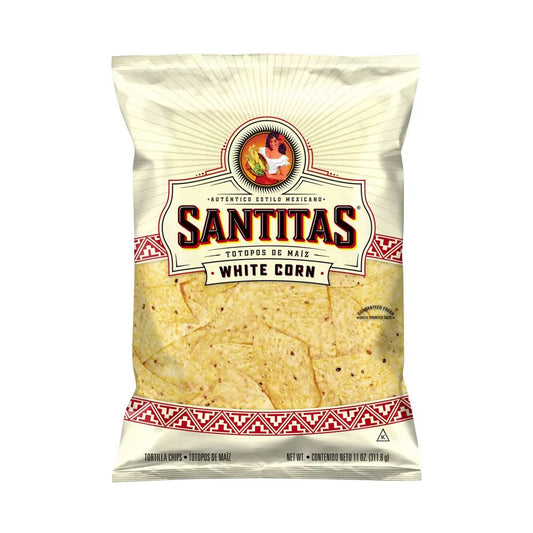 Santitas White Corn Tortilla Triangle Chips 11 oz