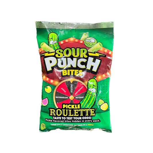 Sour Punch Bites Pickle Roulette