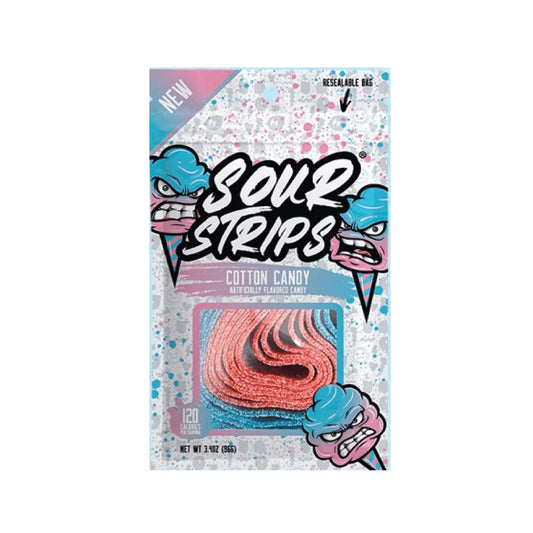 Sour Strips Cotton Candy