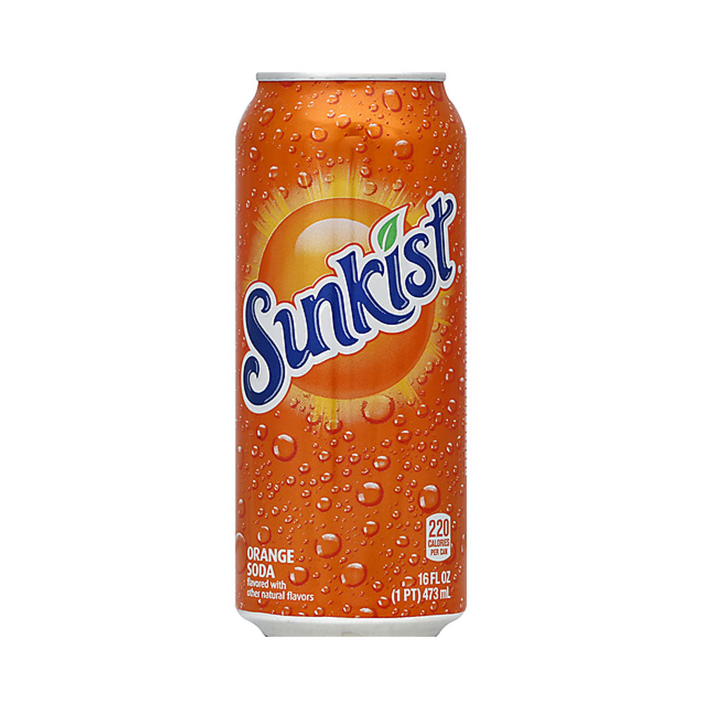 Sunkist Orange Soda 16oz Can
