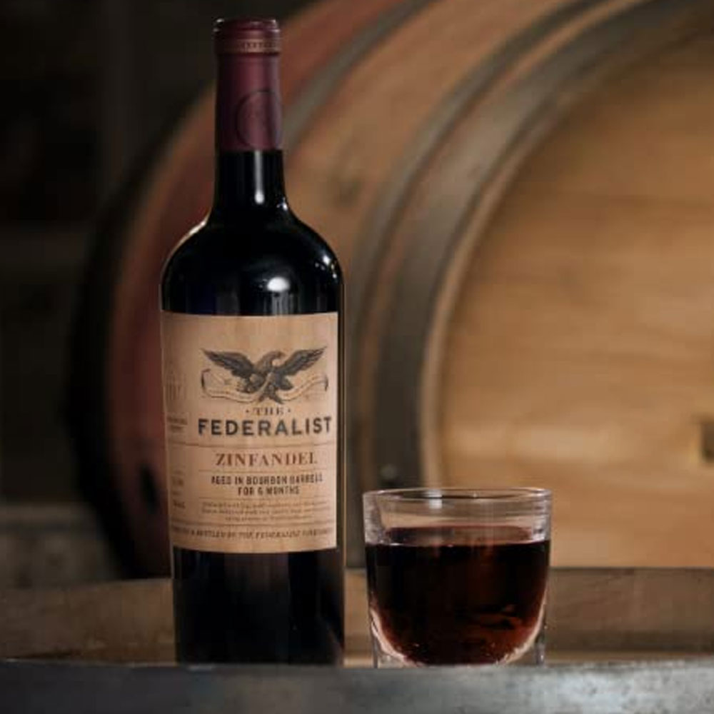 El Federalist Bourbon Zinfandel envejecido en barrica 750 ml