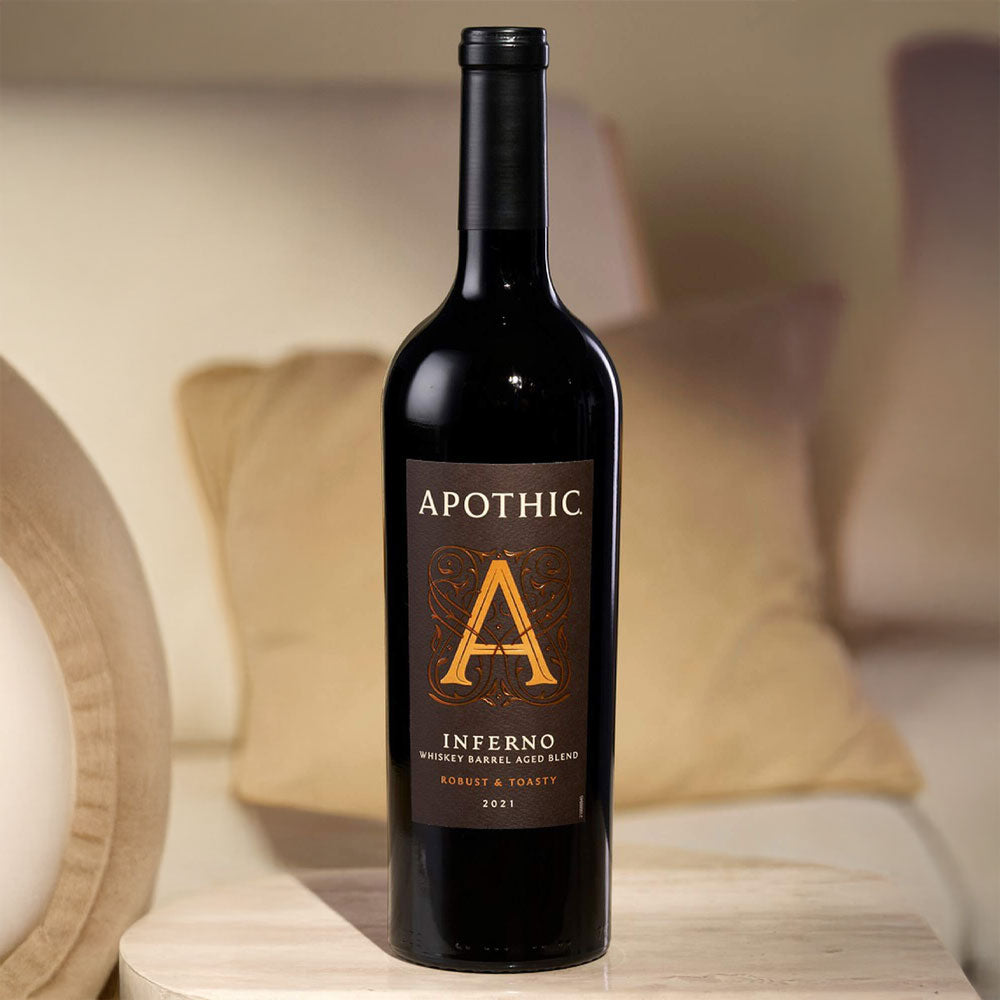 Vino Apothic Inferno añejado en barricas de whisky 2019 750 ml