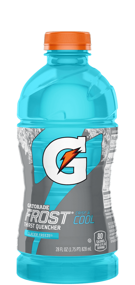 Gatorade Frost Crisp & Cool Thirst Quencher Glacier Freeze 28oz image 0