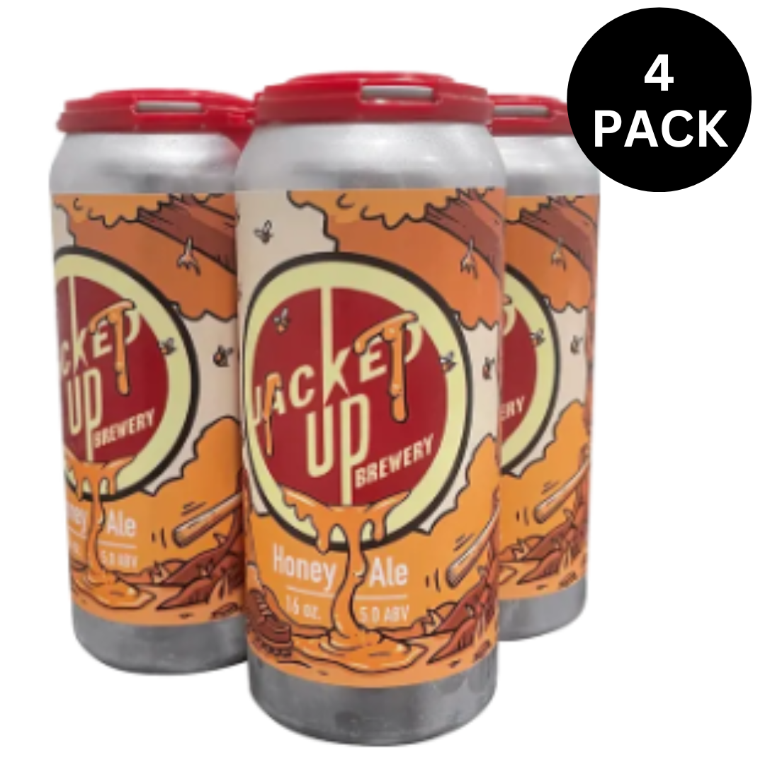 Jacked Up Honey Ale 4pk - 16oz Cans image 0