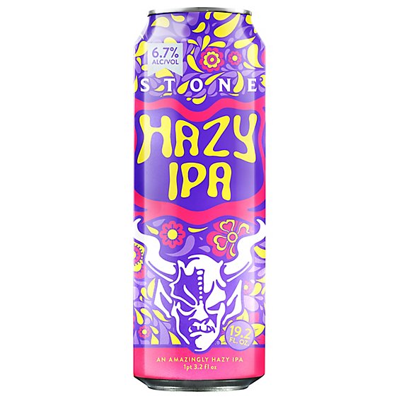 Stone Hazy IPA Single Can 19.2oz image 0