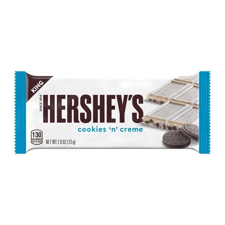 HERSHEY'S Cookies 'n' Creme King Size Candy - 2.6 oz image 0