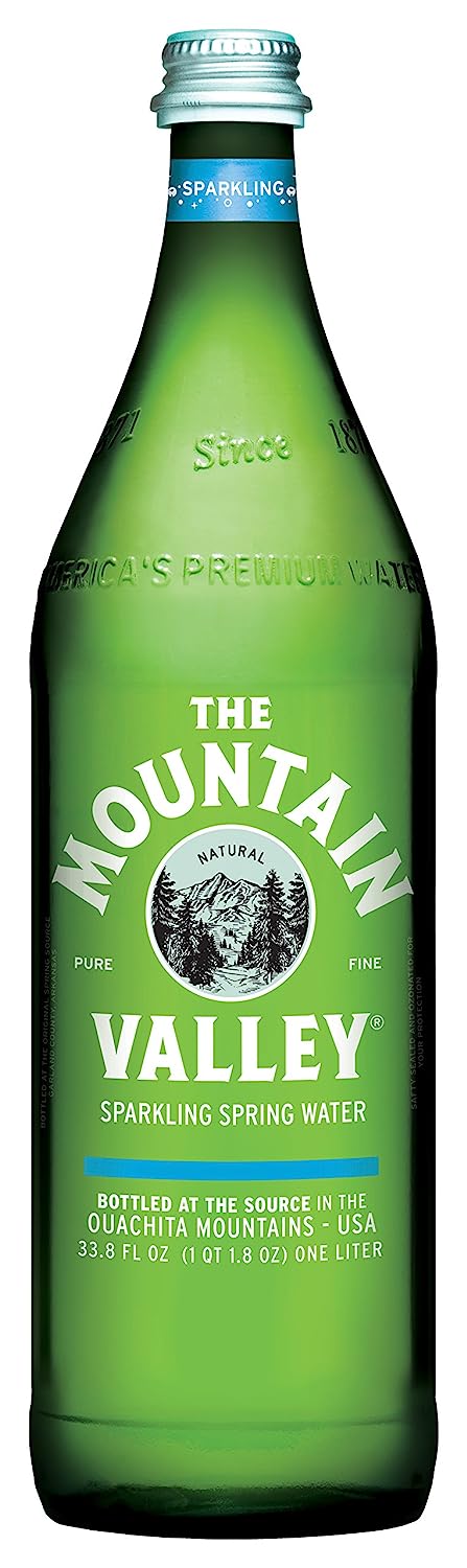 The Mountain Valley Natural Sparkling Spring Water 1L image 0