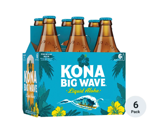 KONA Brewing Company Kona Big Wave Golden Ale 6pk - 12oz Cans image 0