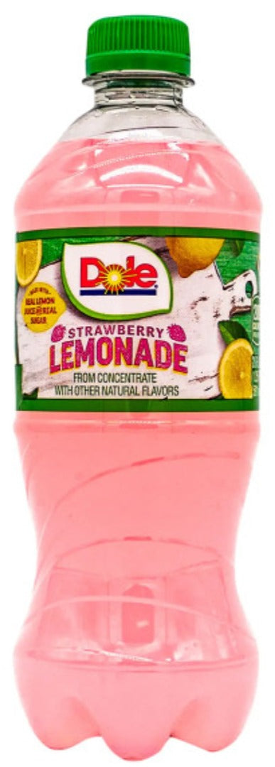 Dole Strawberry Lemonade Juice Drink 20oz image 0