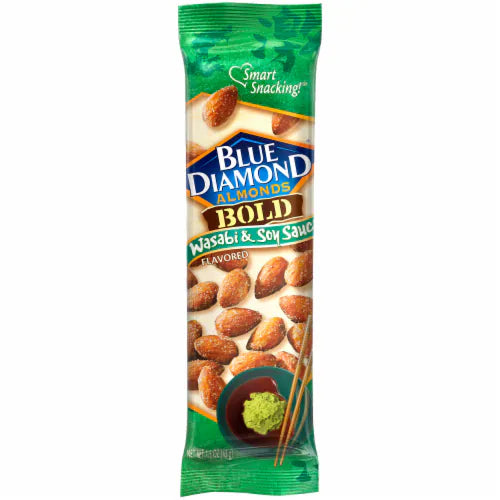 Blue Diamond Bold Wasabi & Soy Sauce Almonds 1.5 oz image 0