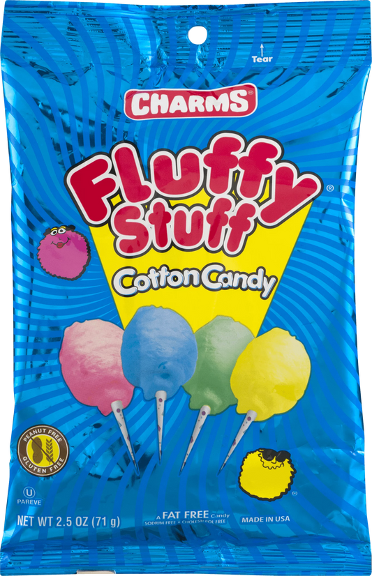 Fluffy Stuff Cotton Candy Assorted Flavors 2.5 oz image 0