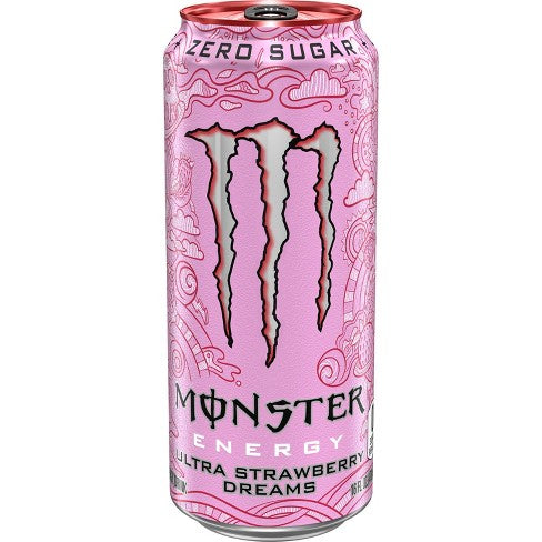 Monster Ultra Strawberry Dreams 16oz image 0