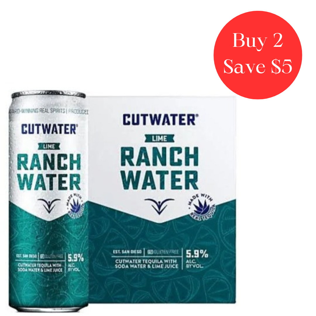 Cutwater Lime Ranch Water 4pk - 12oz image 0