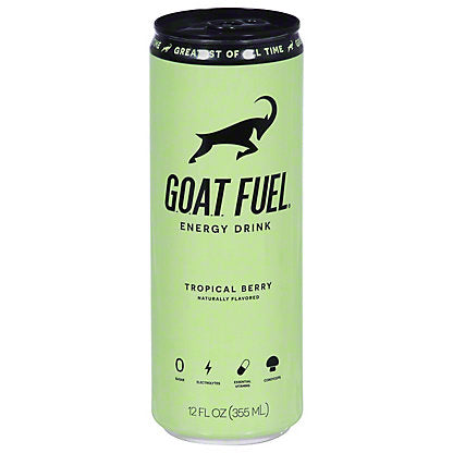 Goat Fuel Energy Drink - Tropical Berry 12oz image 0