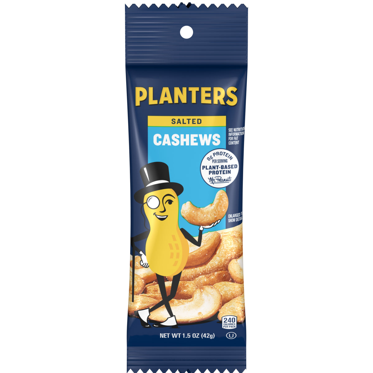 Planters Salted Cashews 1.5 oz image 0