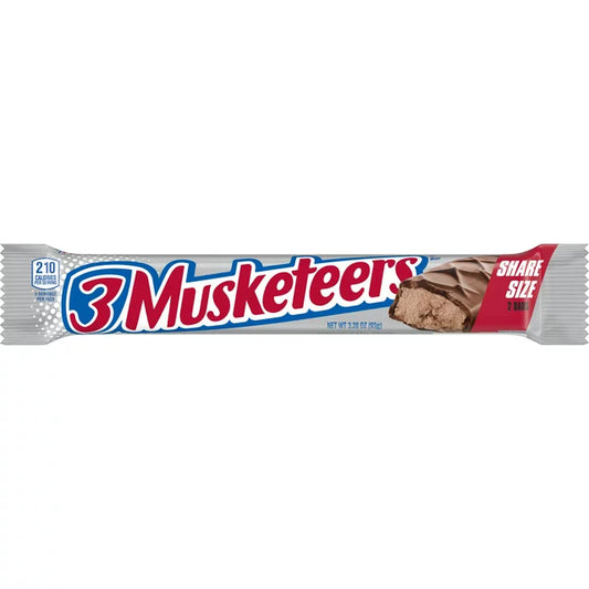 3 Musketeers Milk Chocolate Sharing Size - 3.28 oz image 0