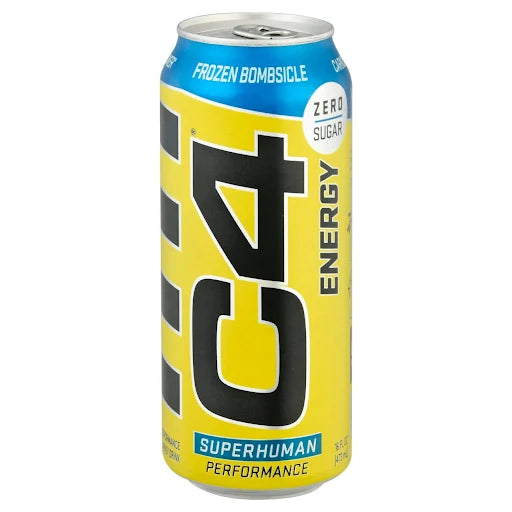 C4 Original Carbonated Zero Sugar Energy Drink, Frozen Bombsicle 16oz image 0