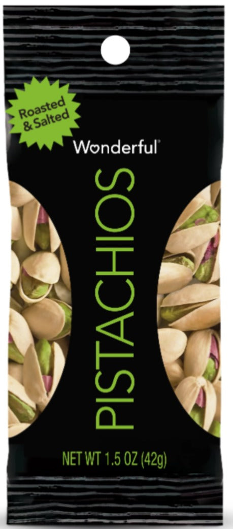 Wonderful Roasted and Salted Pistachios 1.5 oz image 0