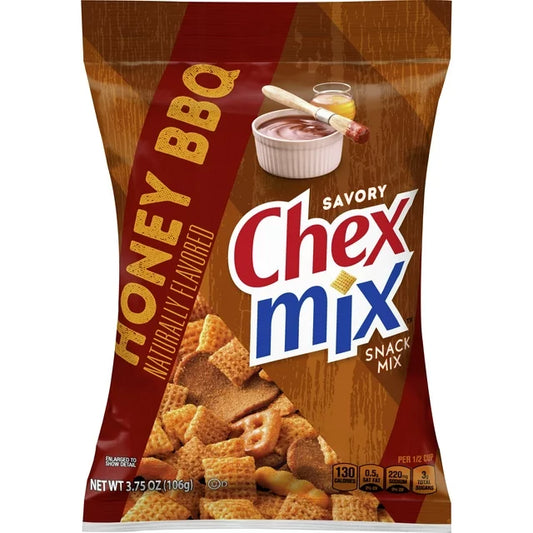 Chex Mix Savory Snack Mix, Naturally Flavored Honey BBQ 3.75 oz image 0