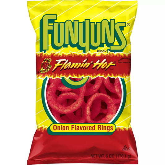 Funyuns Flamin Hot Onion Flavored Rings 6 oz image 0