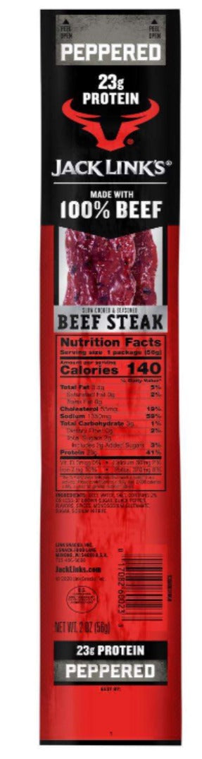 Jack Link's Jumbo Peppered Beef Steak 2 oz Packet image 0