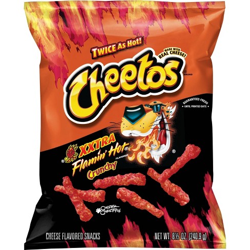 Cheetos XXTRA Flamin' Hot Crunchy Cheese Flavored Snacks 8.5 oz image 0