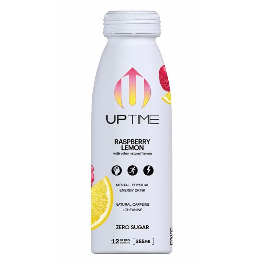 Uptime Energy Drink - Raspberry Lemon 12oz image 0