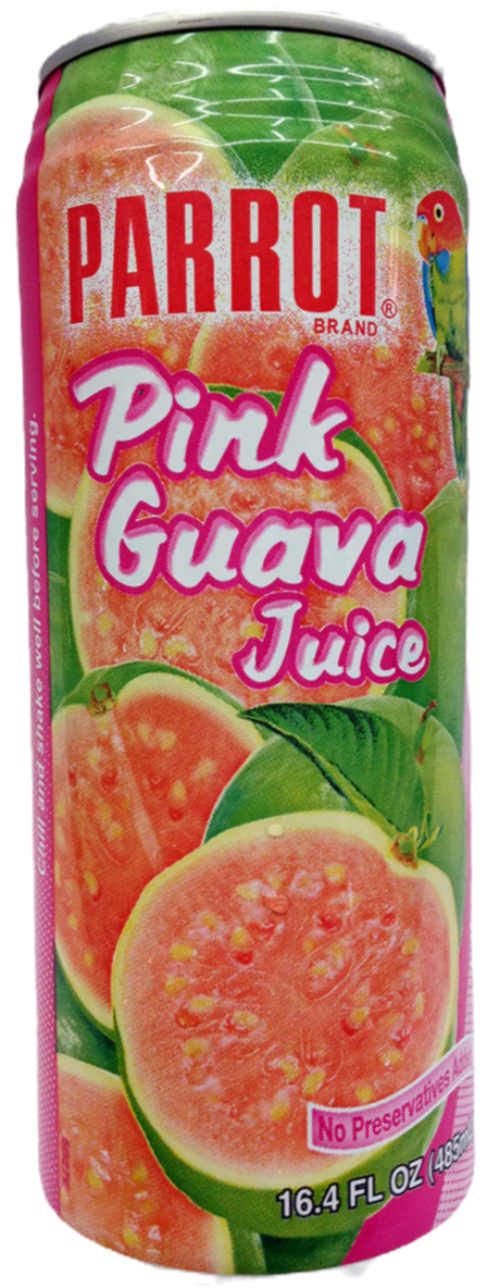 Parrot Brand Pink Guava Juice 16.4oz image 0