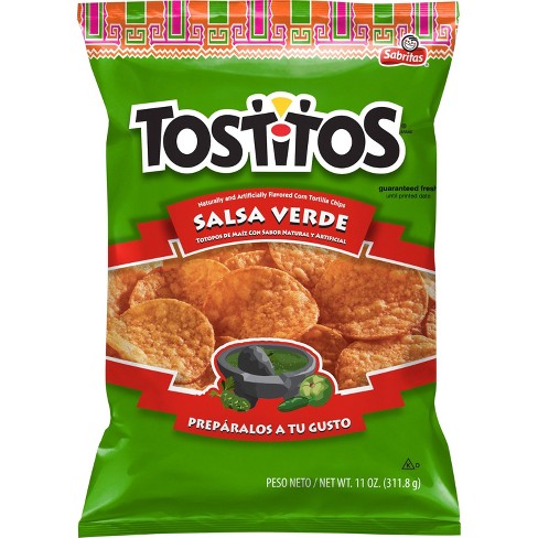 Tostitos Salsa Verde Tortilla Chips 11 oz image 0