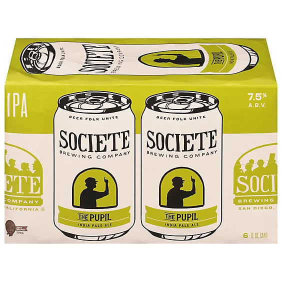 Societe The Pupil Ipa In Cans - 6-12 FZ image 0