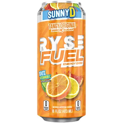 Ryse Fuel Energy Drink - Sunny D 16oz image 0