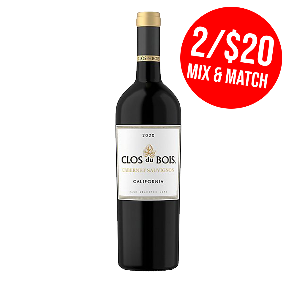 Clos du Bois California Cabernet Sauvignon 2020 750ml image 0